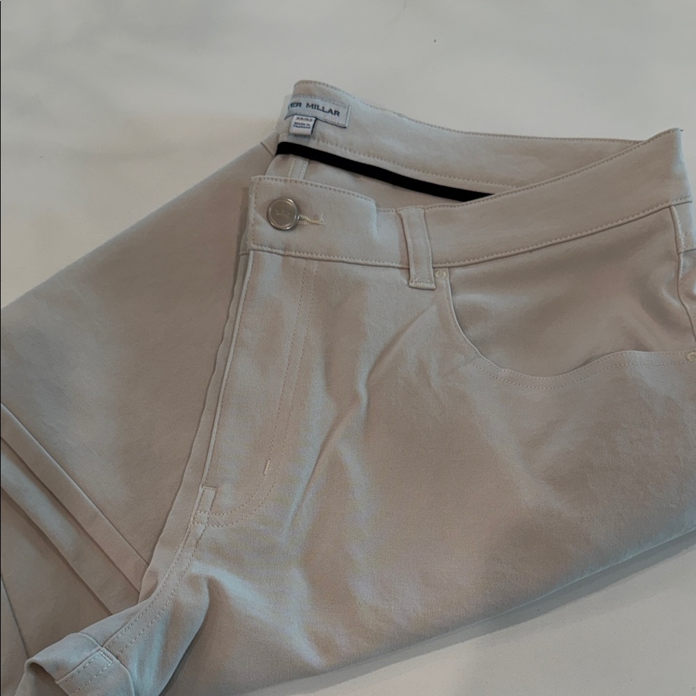 Peter Millar Cream Trousers